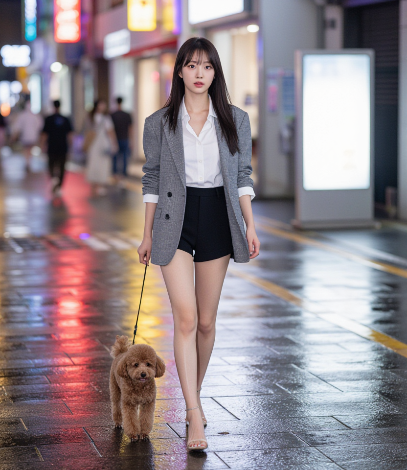 서울 밤거리의 산책
