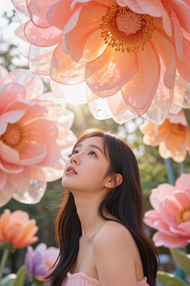 꽃이 너무 커서 당황스러움